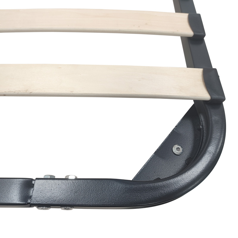 Κρεβάτι-υπόστρωμα Amaso pakoworld μεταλλικό μαύρο 90x190x28εκ 5