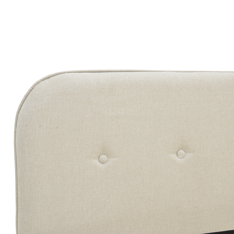 Κρεβάτι LumiLux pakoworld ύφασμα σε μπεζ απόχρωση 100x200εκ 5