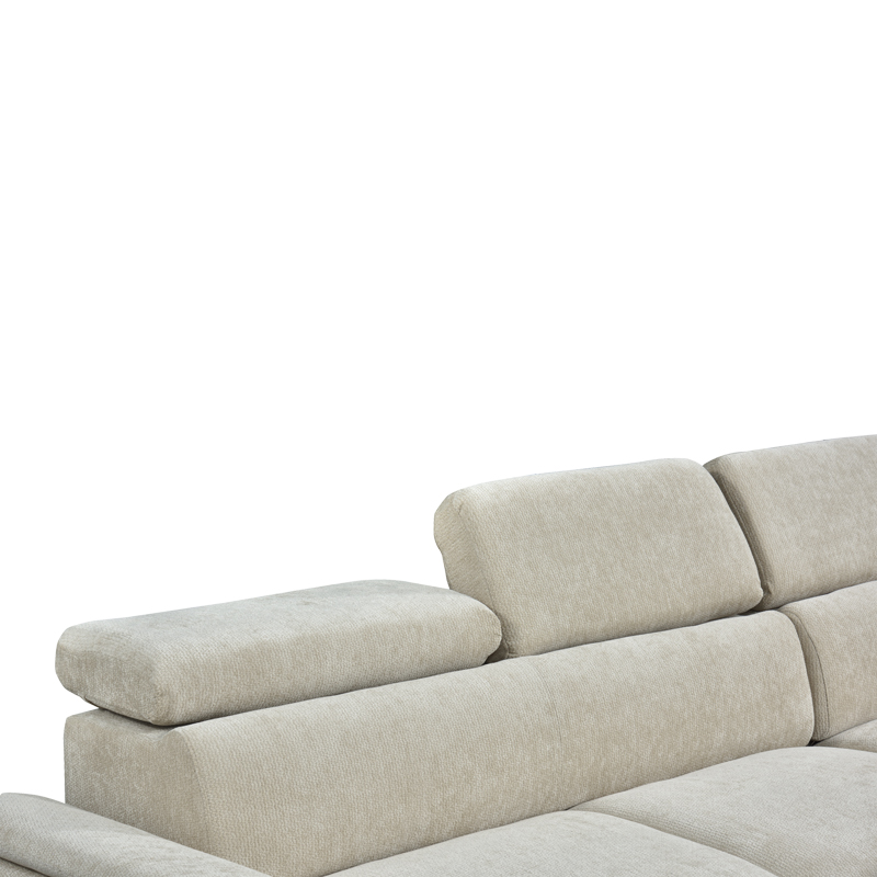 Γωνιακός καναπές-κρεβάτι αριστερή γωνία Dreamora pakoworld με αποθηκευτικό χώρο ύφασμα μπεζ 270x167x82εκ 8