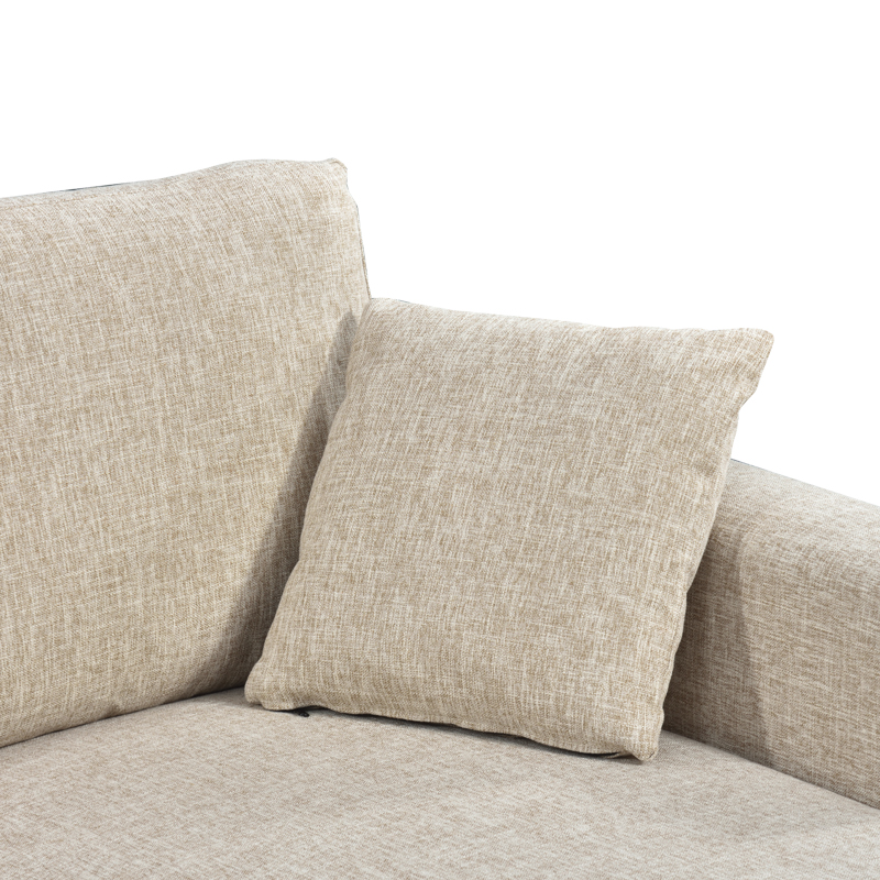 Γωνιακός αναστρέψιμος καναπές κρεβάτι Kamore pakoworld με αποθηκευτικό χώρο ύφασμα μπεζ 223x146x85εκ 8