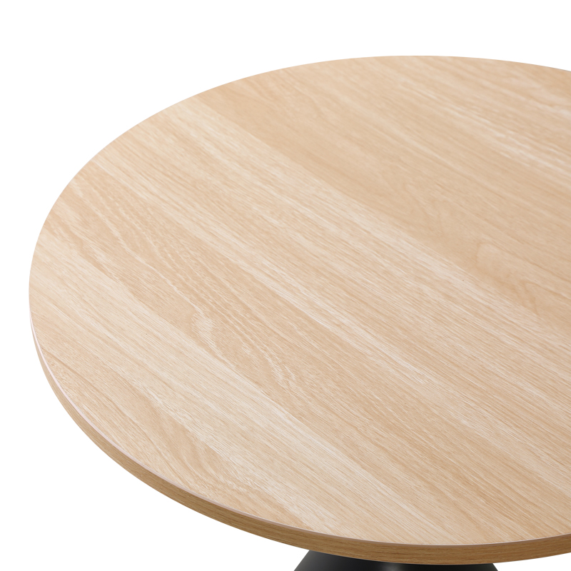 Τραπέζι σαλονιού Hemena pakoworld σετ 2τεμ σε μαύρη-φυσική απόχρωση 5