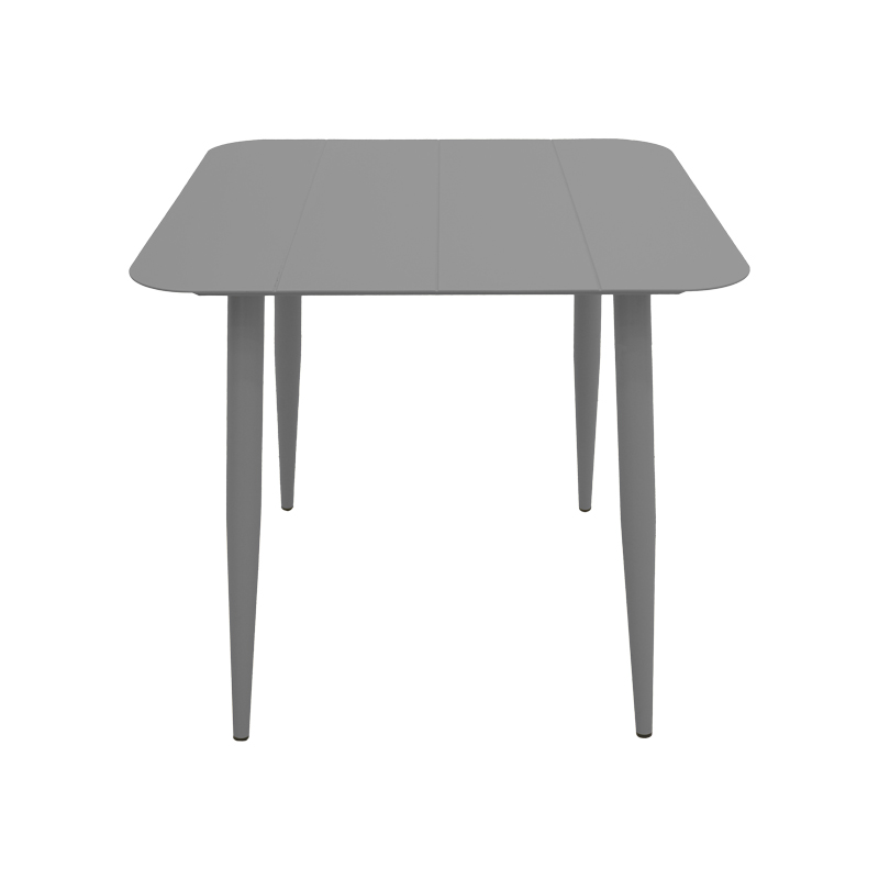 Τραπέζι Vista pakoworld αλουμίνιο σε ανθρακί απόχρωση 80x80x72εκ 3