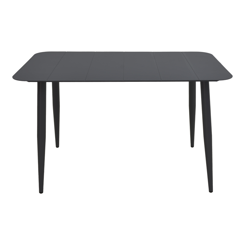 Τραπέζι Vista pakoworld αλουμίνιο σε μαύρη απόχρωση 150x80x72εκ 2