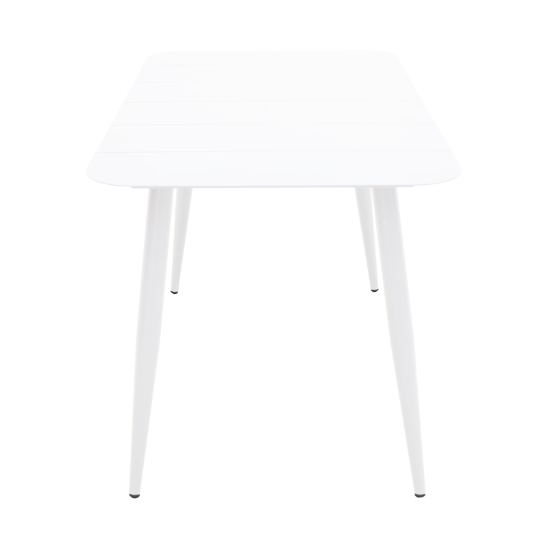 Τραπέζι Vista pakoworld αλουμίνιο σε λευκη απόχρωση 150x80x72εκ 3