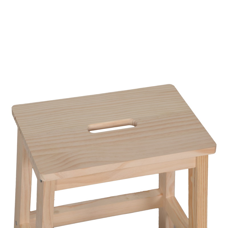 Σκαλοσκαμπό Tiere pakoworld ξύλο πεύκου σε φυσική απόχρωση 36x36x49εκ 3