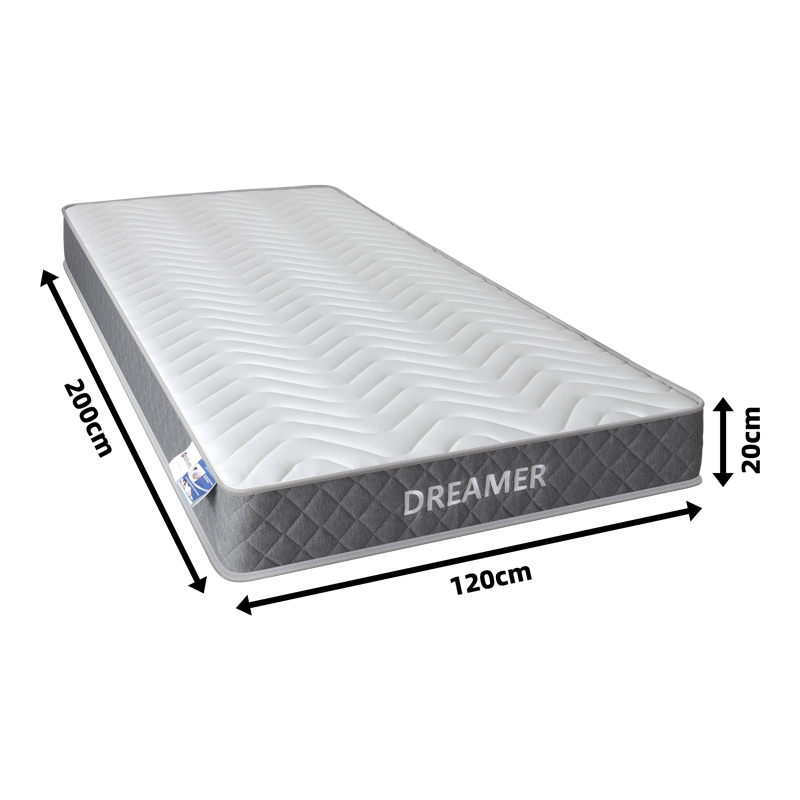 Στρώμα Dreamer pakoworld pocket spring διπλής όψης 20cm 120x200εκ 6