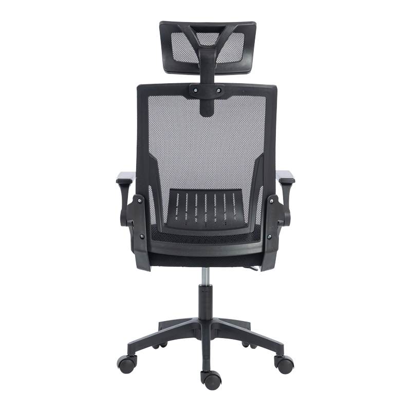 Καρέκλα γραφείου Plymot pakoworld mesh χρώμα μαύρο 48x58x112-122εκ 7