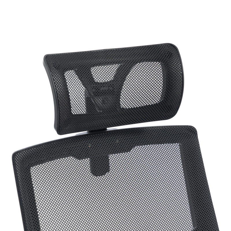 Καρέκλα γραφείου Plymot pakoworld mesh χρώμα μαύρο 48x58x112-122εκ 8