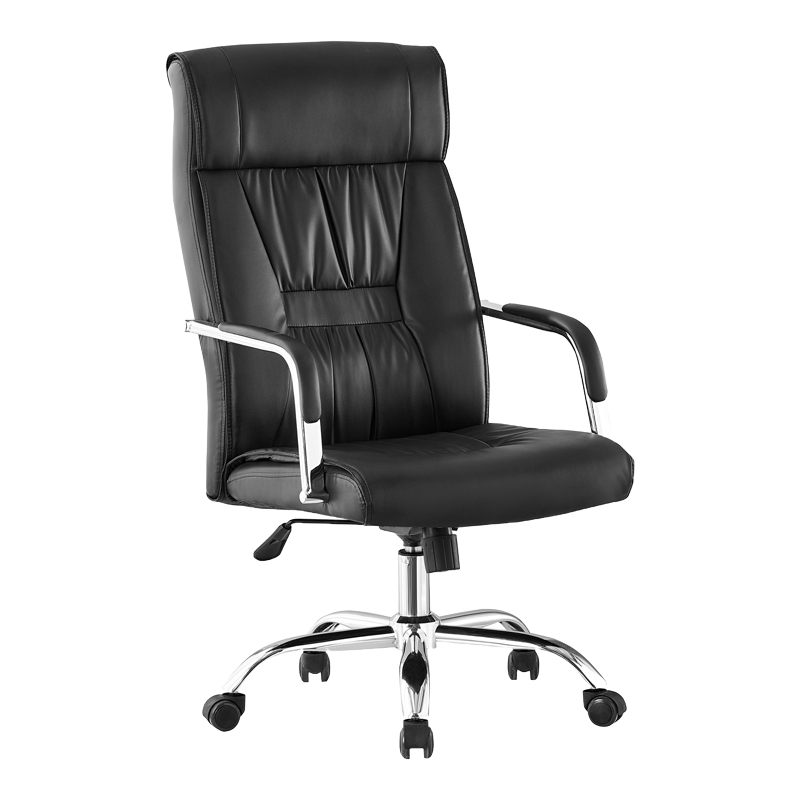 Καρέκλα γραφείου διευθυντή Biani pakoworld pu μαύρο 56x70x107-115εκ 2
