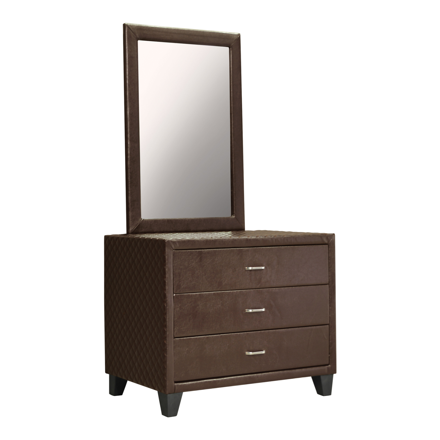 ΤΟΥΑΛΕΤΑ ΜΕ ΚΑΘΡΕΠΤΗ ELDA ΑΠΟ PU ΚΑΦΕ 97x56x178Υ εκ. 1