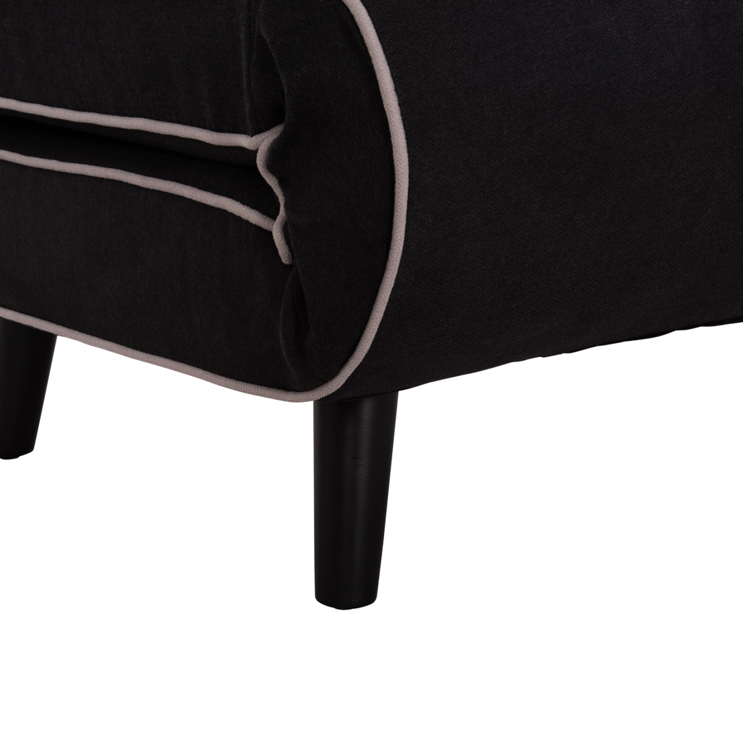 ΠΟΛΥΘΡΟΝΑ ΚΡΕΒΑΤΙ BRAXTON ΜΑΥΡΟ ΥΦΑΣΜΑ 78x88x78Υεκ. 10