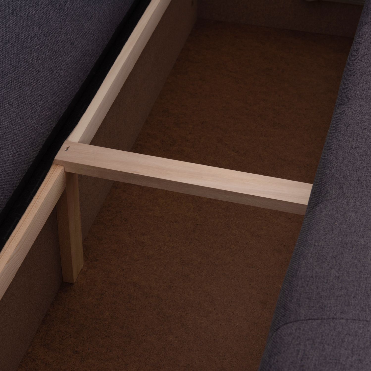 ΓΩΝΙΑΚΟΣ ΚΑΝΑΠΕΣ-ΚΡΕΒΑΤΙ ΜΕ ΑΠΟΘ.ΧΩΡΟ TRENDSTON ΓΚΡΙ ΥΦΑΣΜΑ 298x177x95Υεκ 10