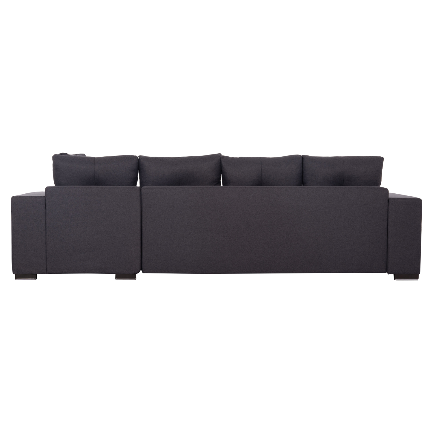 ΓΩΝΙΑΚΟΣ ΚΑΝΑΠΕΣ-ΚΡΕΒΑΤΙ ΜΕ ΑΠΟΘ.ΧΩΡΟ TRENDSTON ΓΚΡΙ ΥΦΑΣΜΑ 298x177x95Υεκ 6