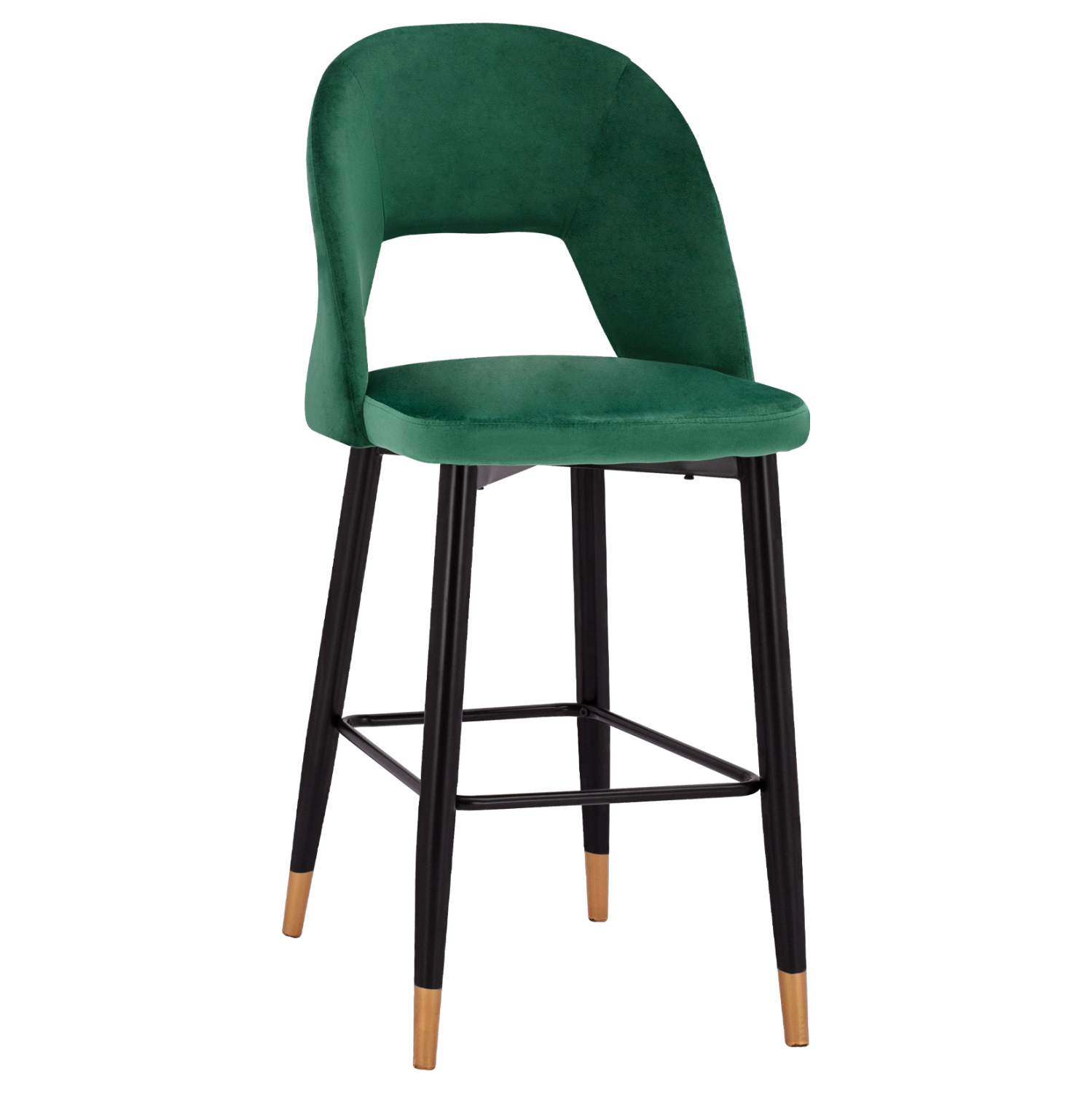 ΣΚΑΜΠΟ ΜΠΑΡ HARPER HM8526.03 ΒΕΛΟΥΔΟ ΚΥΠΑΡΙΣΣΙ ΜΕ ΜΕΤΑΛΛΙΚΟ ΣΚΕΛΕΤΟ 50x51x111Y εκ. 1