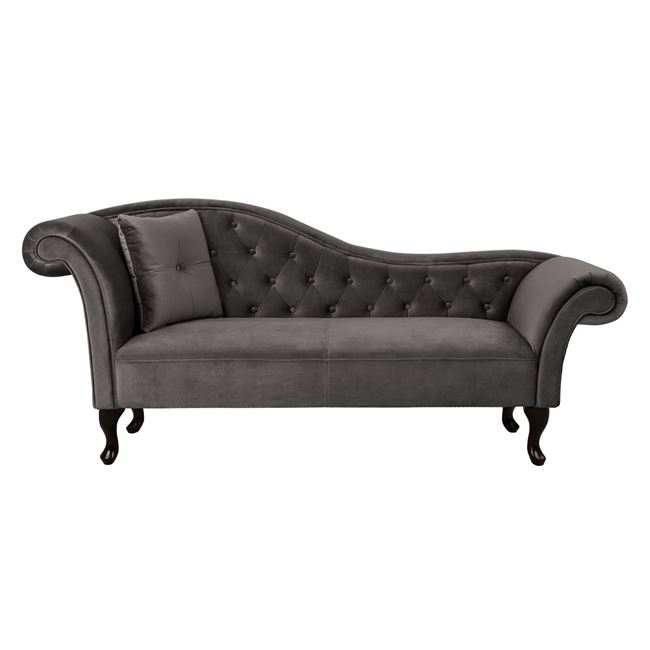 ΑΝΑΚΛΙΝΔΡΟ T.CHESTERFIELD ΓΚΡΙ ΒΕΛΟΥΔΟ NIOVI ΑΡ.ΜΠΡΑΤΣO 189x61x84Yεκ. 3