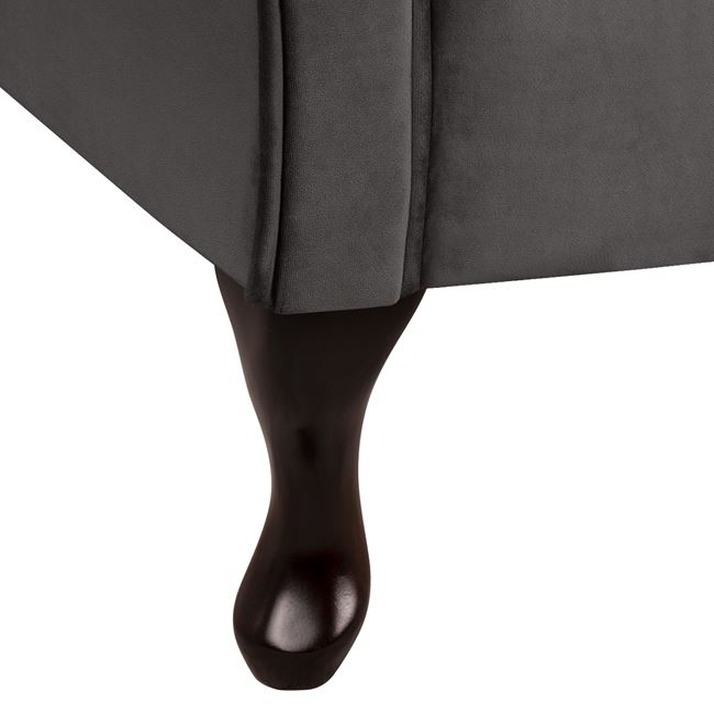 ΑΝΑΚΛΙΝΔΡΟ T.CHESTERFIELD ΓΚΡΙ ΒΕΛΟΥΔΟ NIOVI ΑΡ.ΜΠΡΑΤΣO 189x61x84Yεκ. 7