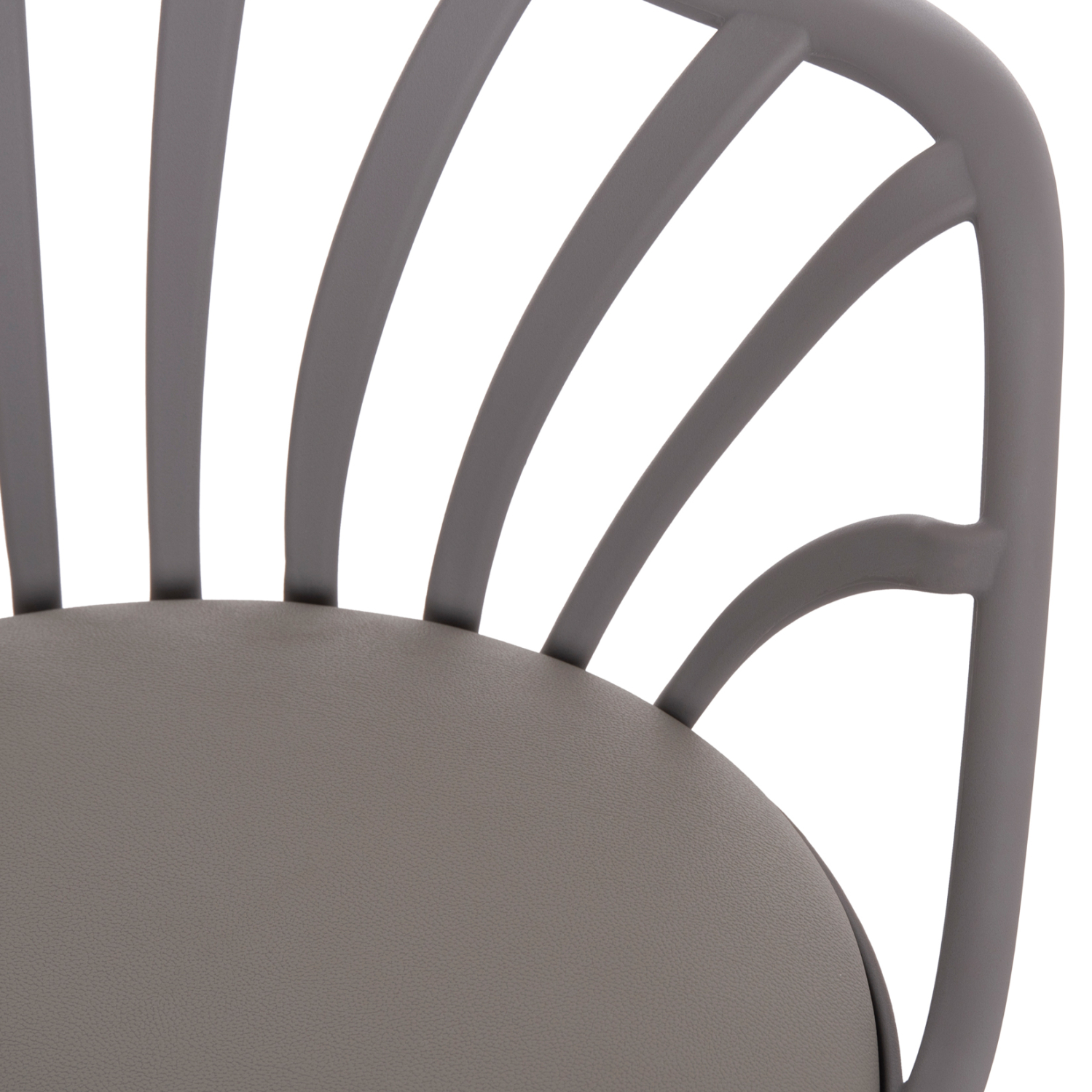 ΠΟΛΥΘΡΟΝΑ ΤΡΑΠΕΖΑΡΙΑΣ ANAIS ΓΚΡΙ ΜΕ ΞΥΛΙΝΑ ΠΟΔΙΑ 60x53x86Υ εκ. 8