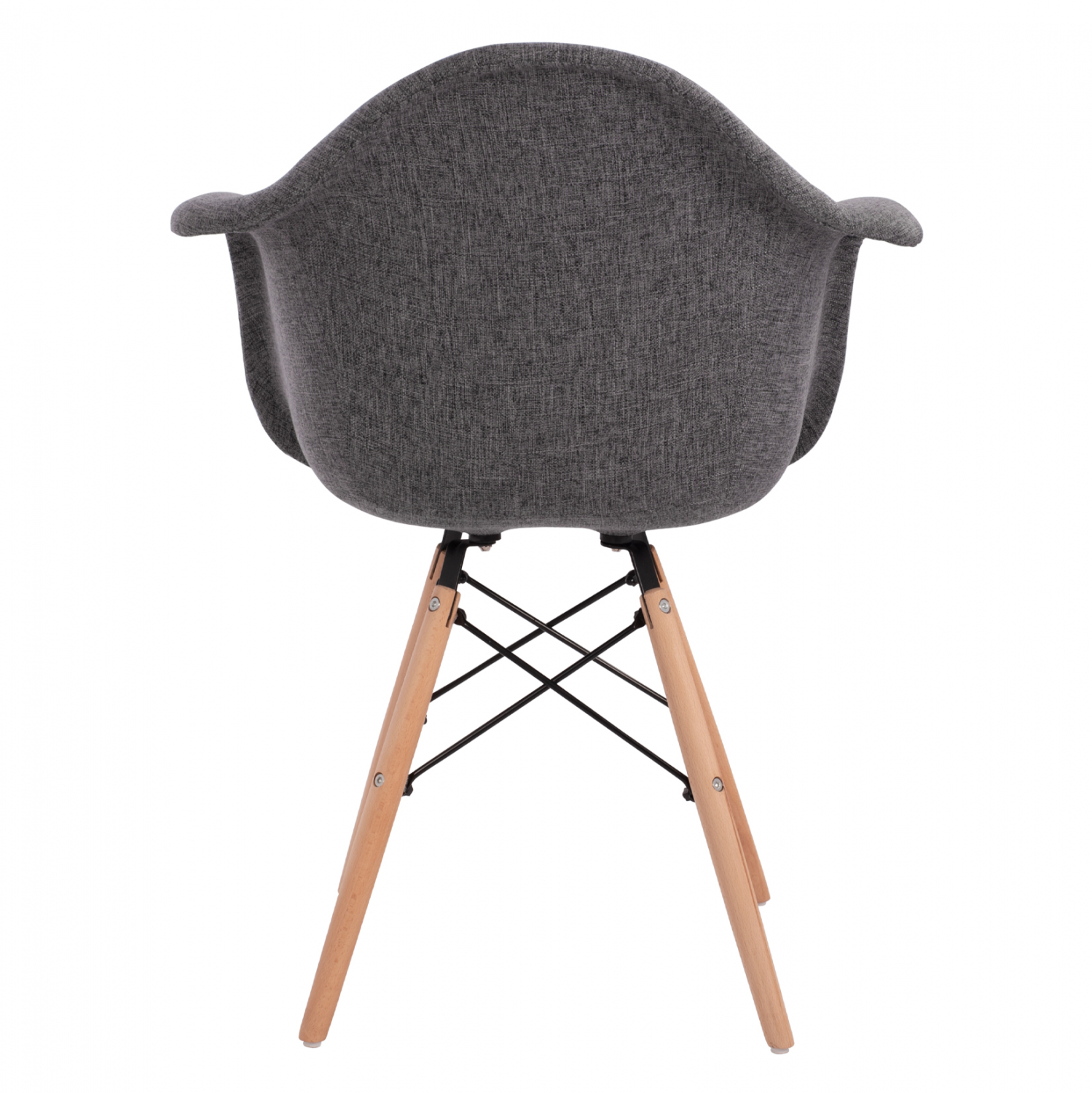 ΠΟΛΥΘΡΟΝΑ ΜΕ ΞΥΛΙΝΑ ΠΟΔΙΑ &amp; ΜΕ ΥΦΑΣΜΑ ΓΚΡΙ MIRTO 63x57x81 εκ. 6