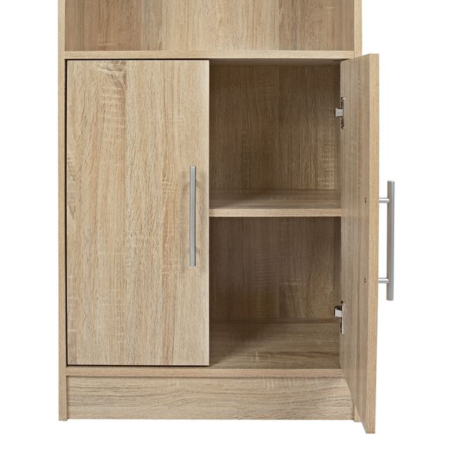 ΒΙΒΛΙΟΘΗΚΗ ΜΕΛΑΜΙΝΗΣ ENSLEY SONAMA 60X30X180 εκ. 5