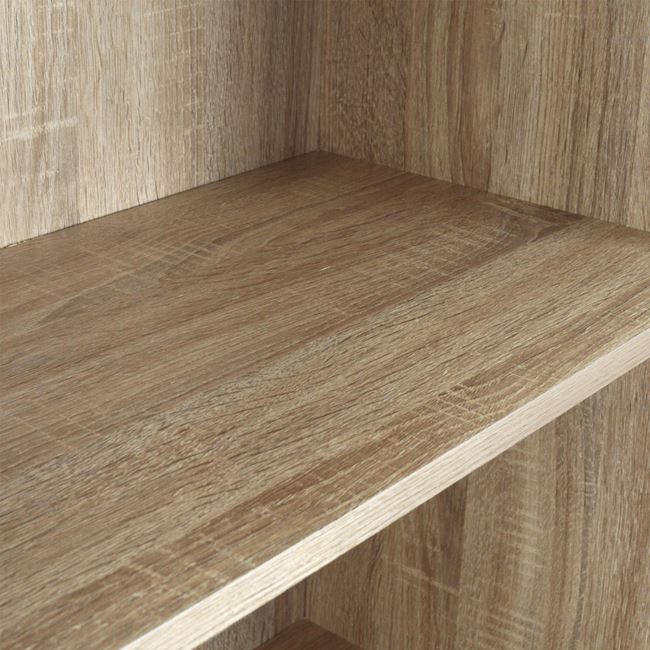 ΒΙΒΛΙΟΘΗΚΗ ΜΕΛΑΜΙΝΗΣ ENSLEY SONAMA ΜΕ ΧΕΡΟΥΛΙ 60x30x180εκ 5