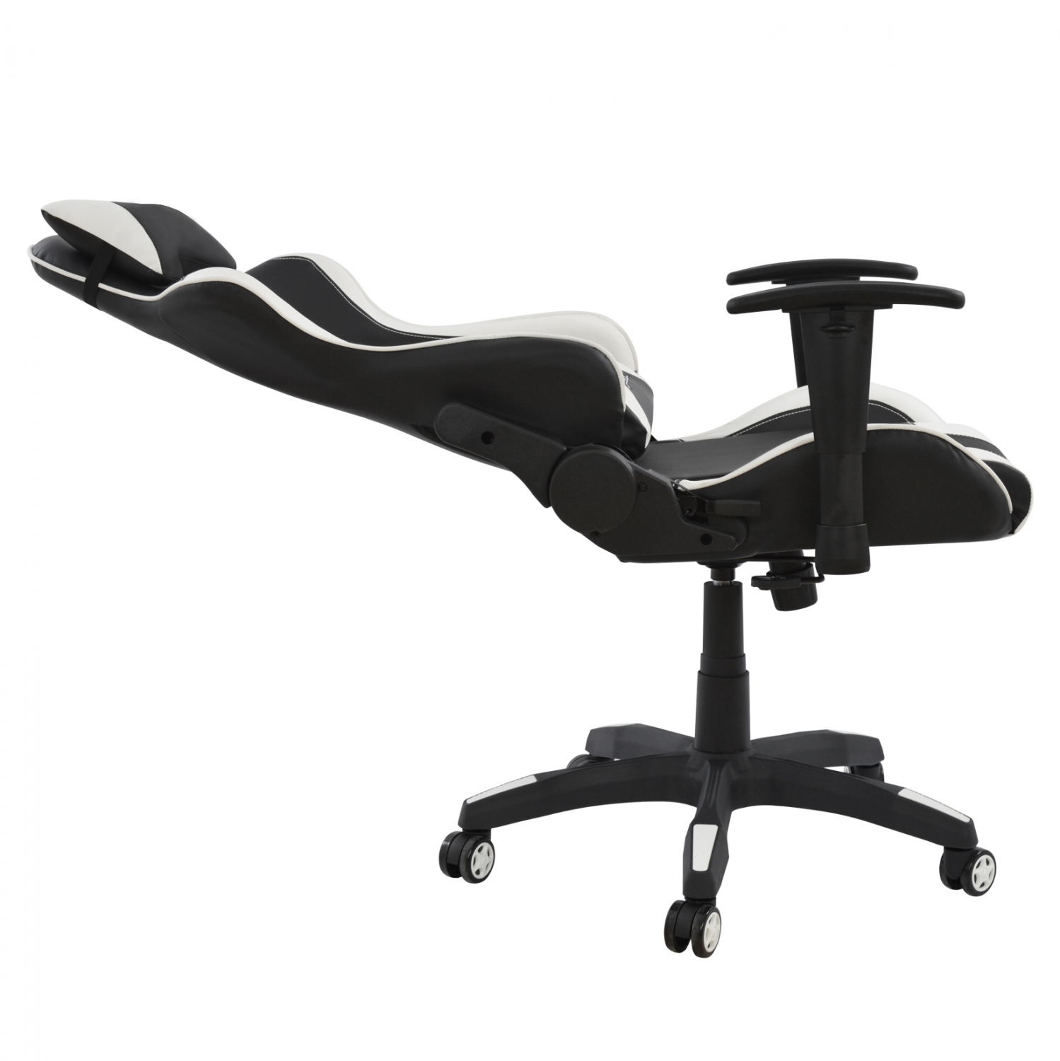 ΚΑΡΕΚΛΑ ΓΡΑΦΕΙΟΥ GAMING SPEED ΜΑΥΡΟ ΛΕΥΚΟ PU 68,5x71,5x133,5 cm 5
