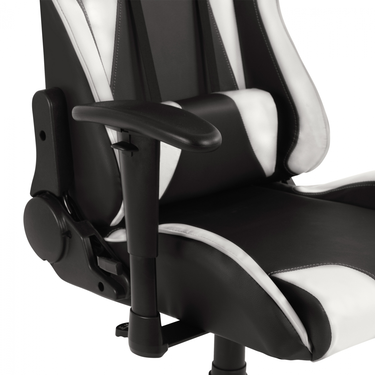 ΚΑΡΕΚΛΑ ΓΡΑΦΕΙΟΥ GAMING SPEED ΜΑΥΡΟ ΛΕΥΚΟ PU 68,5x71,5x133,5 cm 9