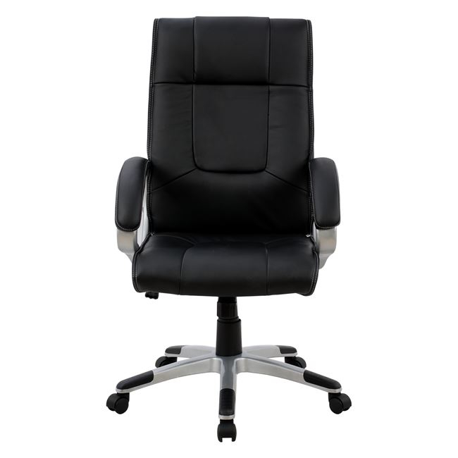 ΚΑΡΕΚΛΑ ΓΡΑΦΕΙΟΥ CHANDER ΔΙΕΥΘΥΝΤΙΚΗ ΜΑΥΡΗ 50x69x118,5 cm 3