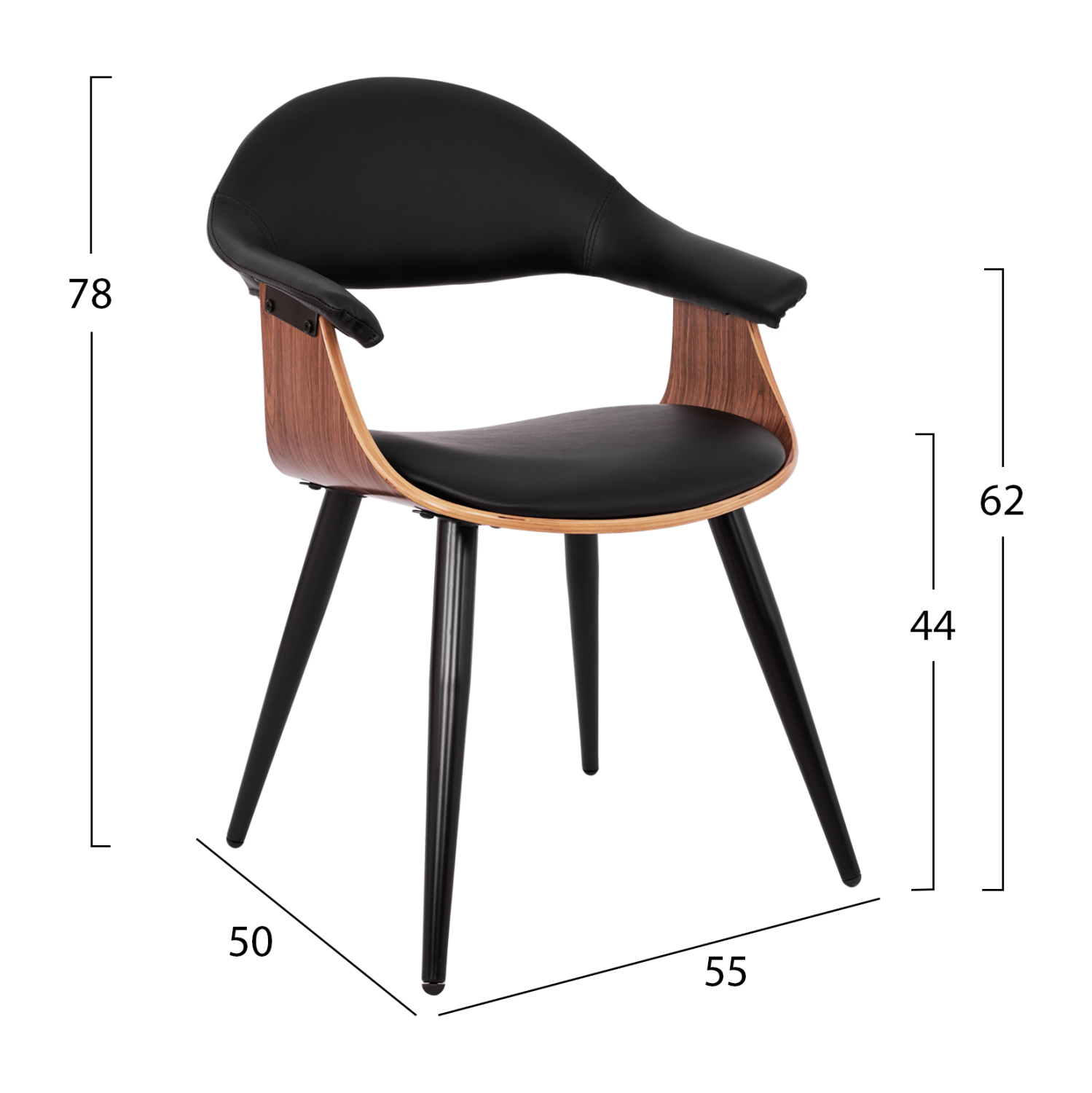 ΠΟΛΥΘΡΟΝΑΚΙ ΣΥΝΕΡΓΑΣΙΑΣ SUPERIOR PRO ΚΑΡΥΔΙ-ΜΑΥΡO PU 55x50x78Yεκ. 2