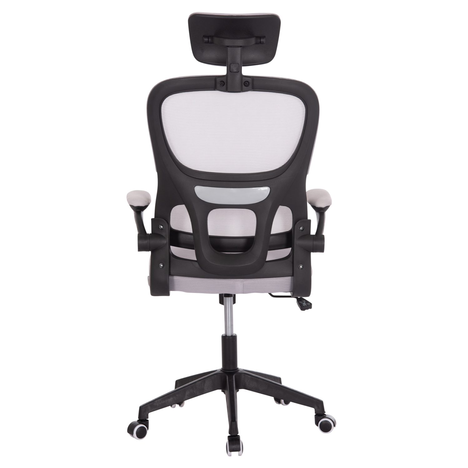 ΚΑΡΕΚΛΑ ΓΡΑΦΕΙΟΥ BASTON ΓΚΡΙ MESH &amp; ΜΑΥΡΟ PP ΣΚΕΛΕΤΟΣ 64x60x127Υεκ. 6