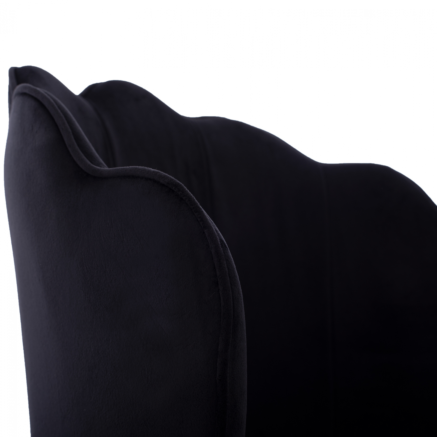 ΚΑΡΕΚΛΑ AVIE ΒΕΛΟΥΔΟ ΜΑΥΡΟ ΜΕ ΜΕΤΑΛΛΙΚΟ ΧΡΥΣΟ ΣΚΕΛΕΤΟ 48x48x85 εκ. 10