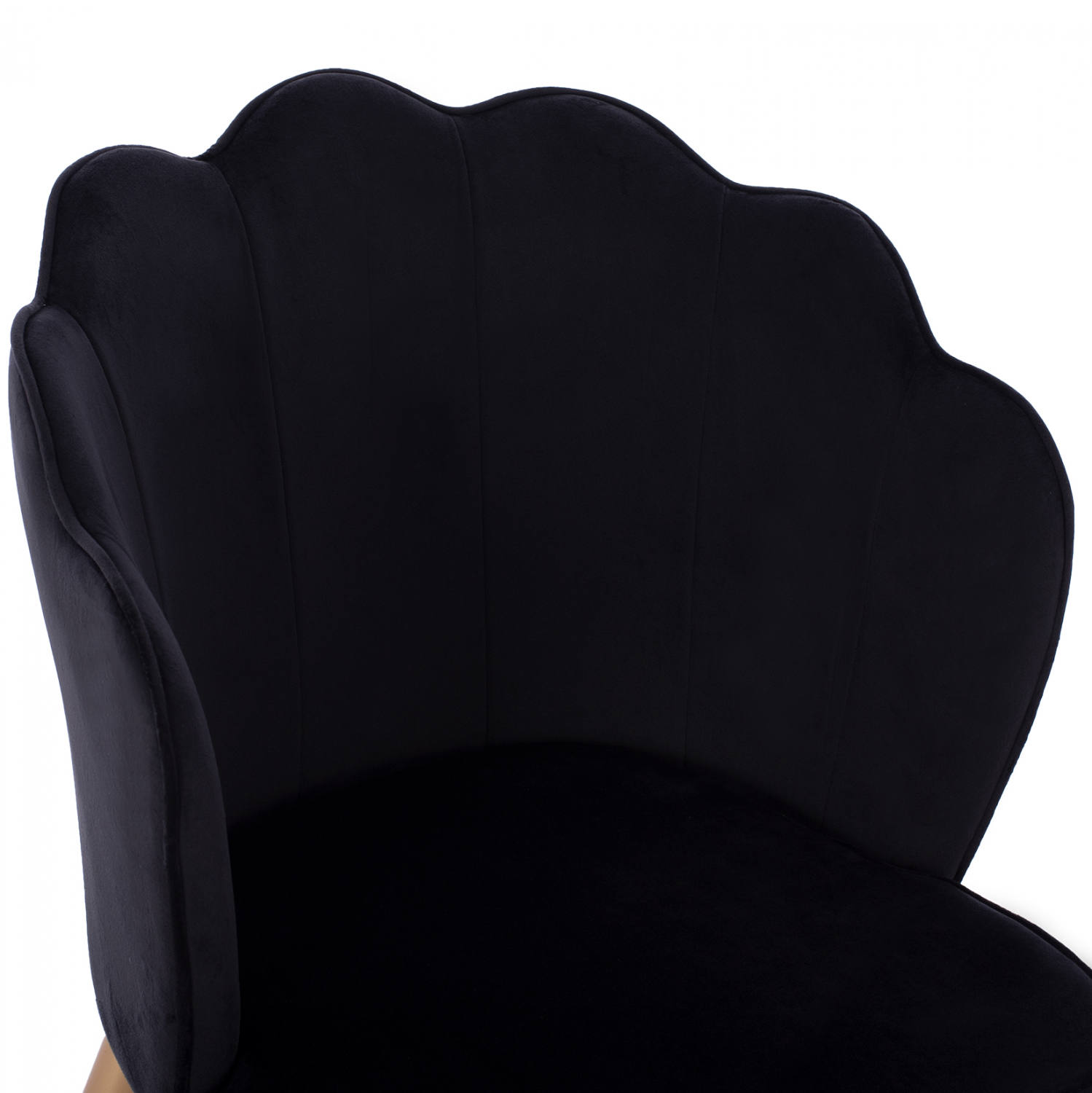 ΚΑΡΕΚΛΑ AVIE ΒΕΛΟΥΔΟ ΜΑΥΡΟ ΜΕ ΜΕΤΑΛΛΙΚΟ ΧΡΥΣΟ ΣΚΕΛΕΤΟ 48x48x85 εκ. 7