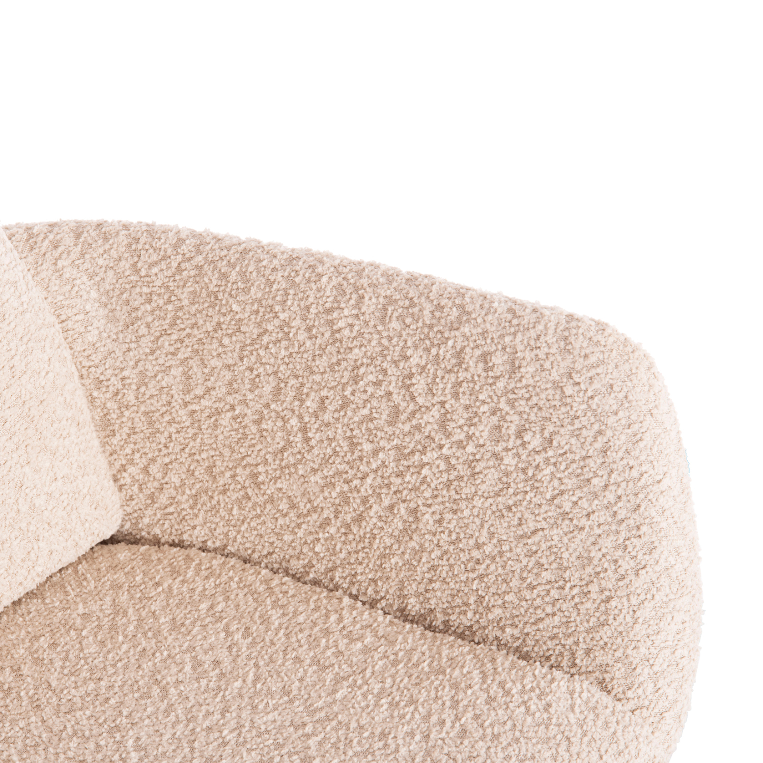 ΠΟΛΥΘΡΟΝΑ ΠΕΡΙΣΤΡΕΦ. BLANS ΜΠΕΖ ΜΠΟΥΚΛΕ ΥΦΑΣΜΑ-ΜΕΤΑΛΛΙΚΑ ΠΟΔΙΑ 62x60x90Υ 8