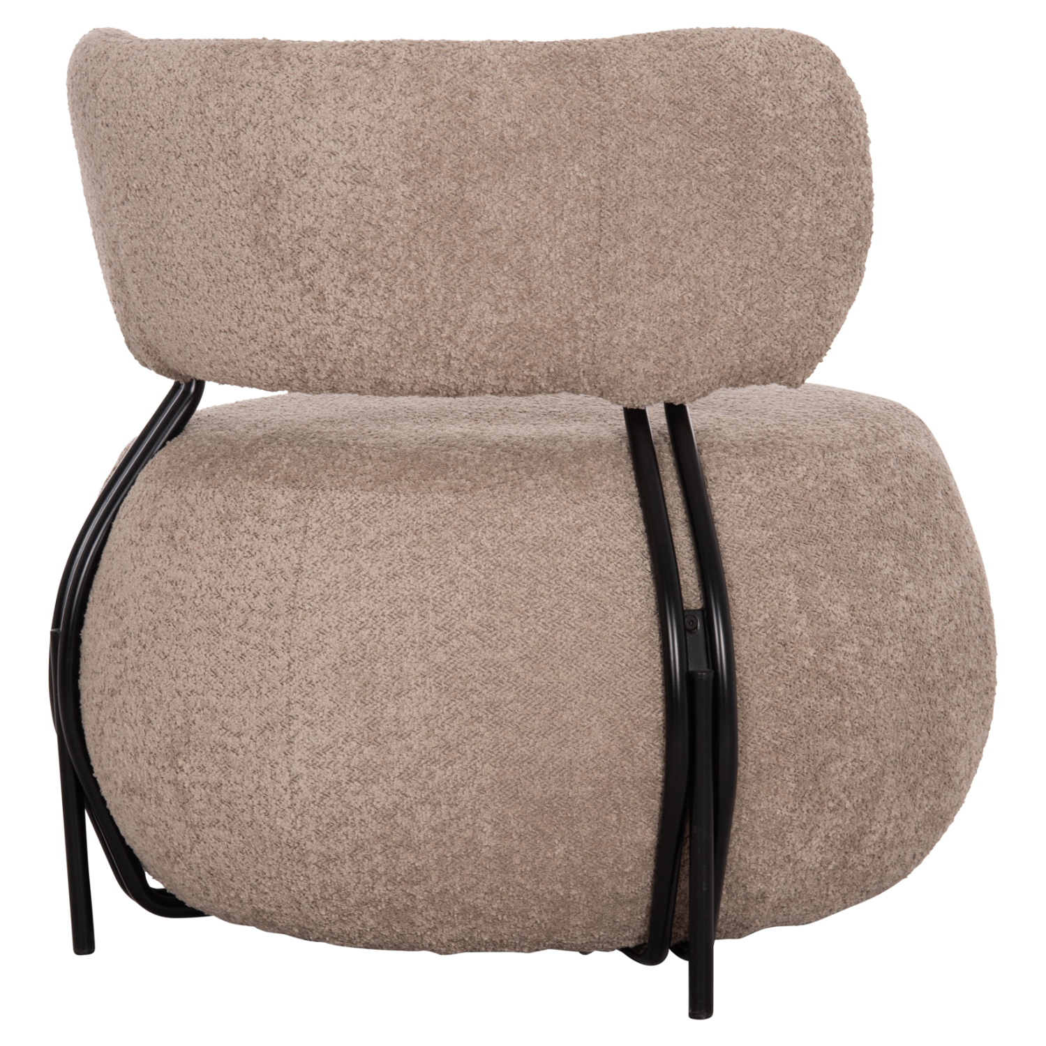 ΠΟΛΥΘΡΟΝΑ ΣΤΡΟΓΓΥΛΗ KARSEN ΣΚΟΥΡΟ ΜΠΕΖ ΜΠΟΥΚΛΕ ΥΦΑΣΜΑ 79x82x74Υεκ. 5