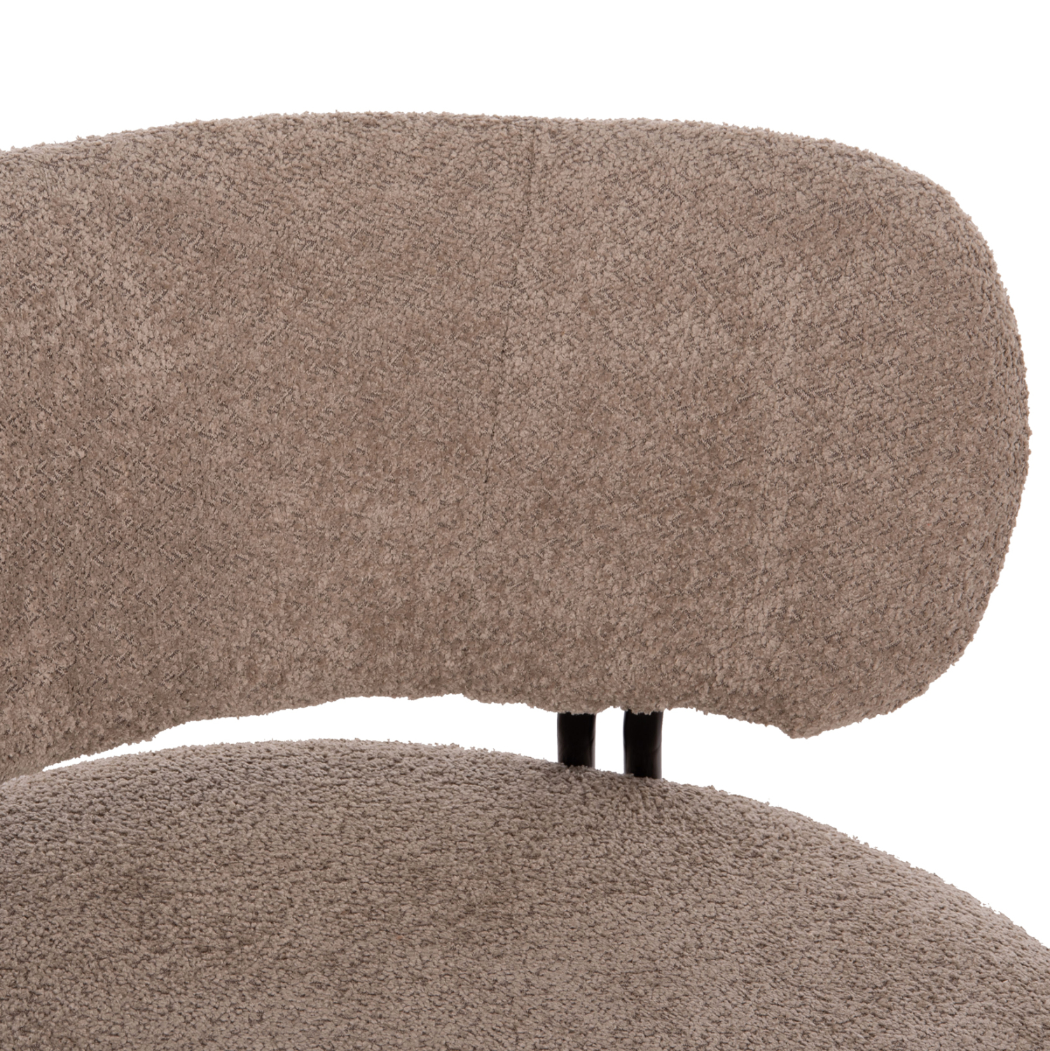 ΠΟΛΥΘΡΟΝΑ ΣΤΡΟΓΓΥΛΗ KARSEN ΣΚΟΥΡΟ ΜΠΕΖ ΜΠΟΥΚΛΕ ΥΦΑΣΜΑ 79x82x74Υεκ. 7