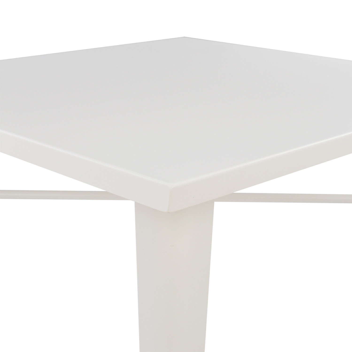 ΤΡΑΠΕΖΙ ΜΕΤΑΛΛΙΚΟ MILK WHITE ΜΑΤ 80X80X76 4