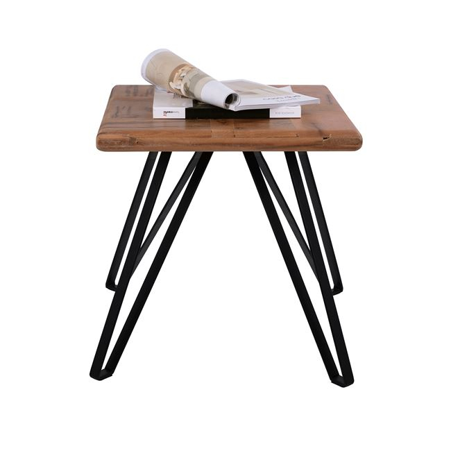 ΤΡΑΠΕΖΙ ΒΟΗΘΗΤΙΚΟ JAIDA ΜΑΣΙΦ &amp; ΜΕΤ/ΚΑ ΠΟΔΙΑ 50Χ50Χ50 3