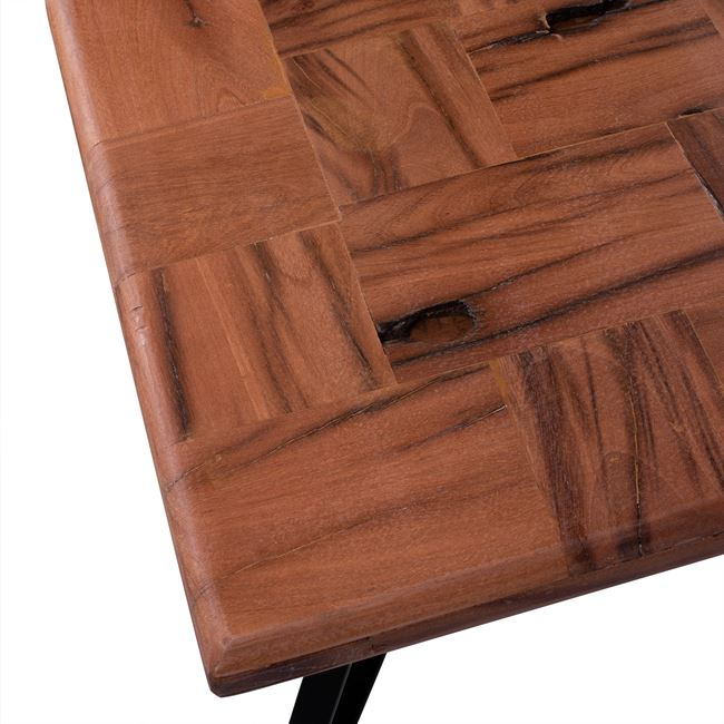 ΤΡΑΠΕΖΙ ΒΟΗΘΗΤΙΚΟ JAIDA ΜΑΣΙΦ &amp; ΜΕΤ/ΚΑ ΠΟΔΙΑ 50Χ50Χ50 4