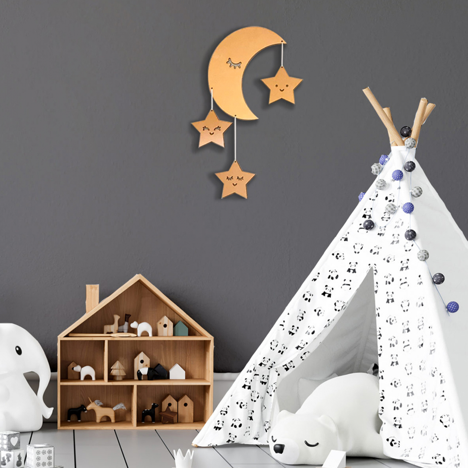 ΠΑΙΔΙΚΟ ΔΙΑΚΟΣΜΗΤΙΚΟ ΤΟΙΧΟΥ MDF 35Χ50 εκ. 3