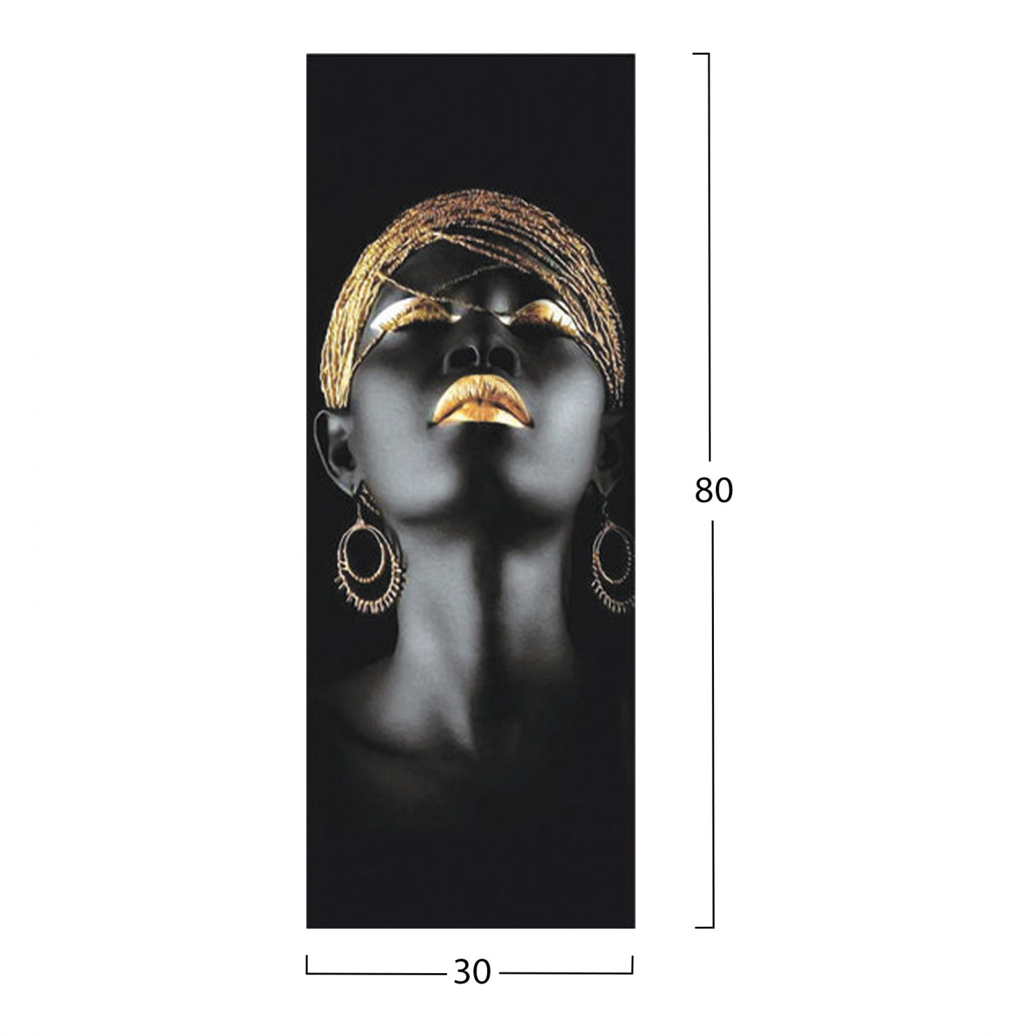 ΠΙΝΑΚΑΣ ΚΑΜΒΑΣ SENSUAL 30X3X80 εκ. 2