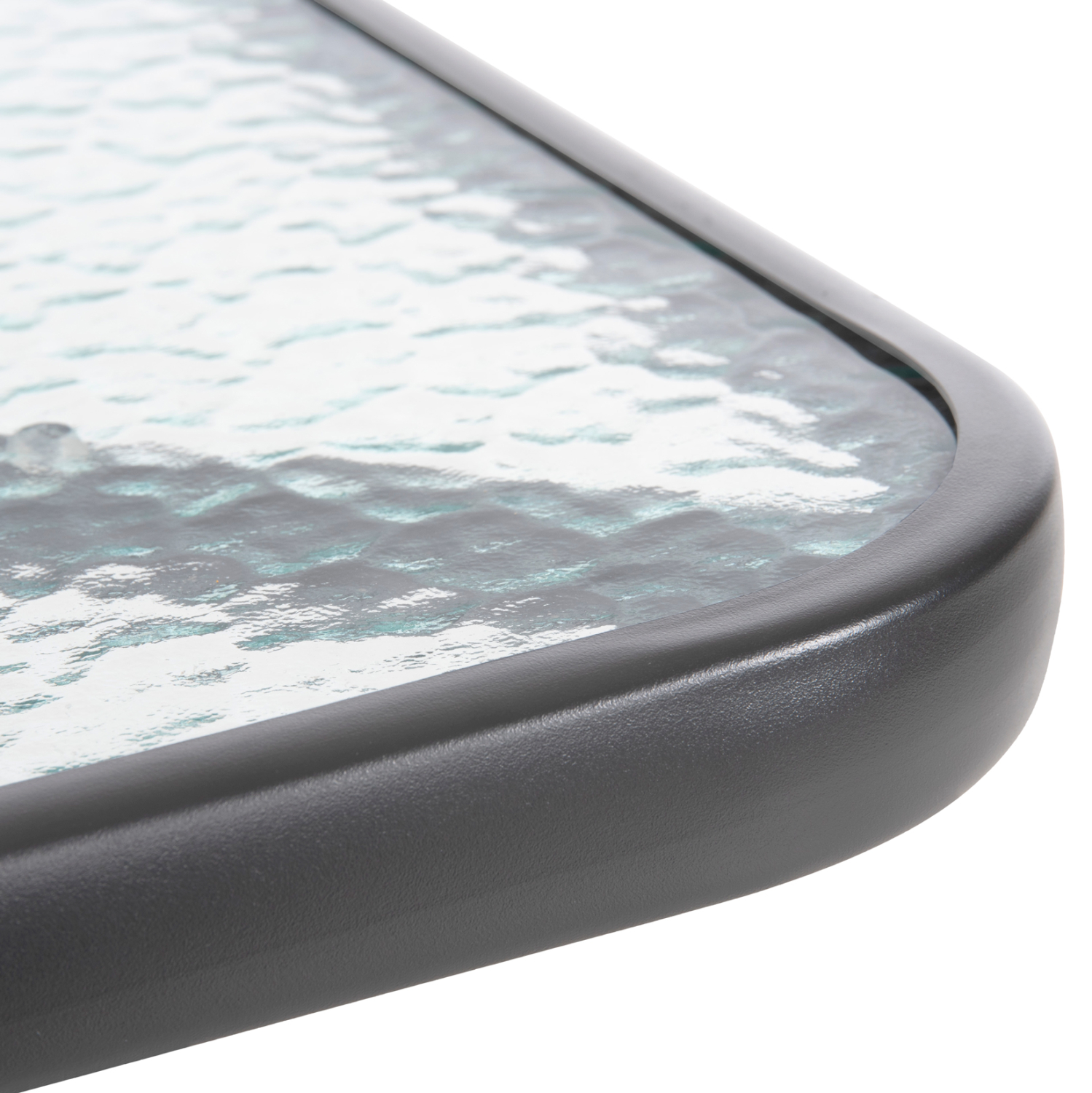 ΤΡΑΠΕΖΙ ΕΞΩΤ.ΧΩΡΟΥ FIGO ΜΕΤΑΛΛΟ ΓΚΡΙ- ΓΥΑΛΙΝΗ ΕΠΙΦΑΝΕΙΑ 70Χ70Χ72Υεκ 5