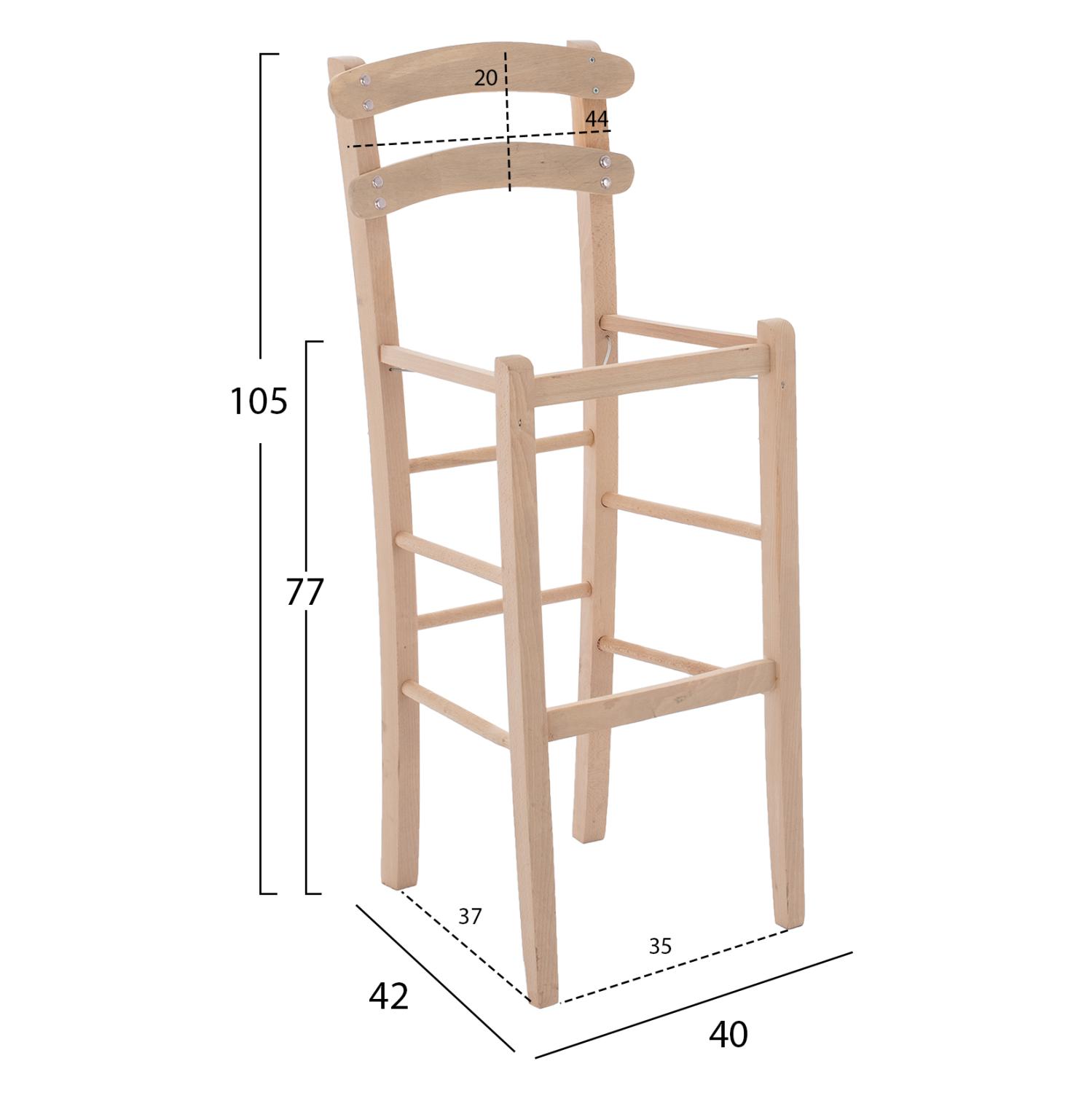 ΣΚΑΜΠΟ ΚΑΦΕΝΕΙΟΥ ΦΥΣΙΚΟ ΕΜΠΟΤΙΣΜΟΥ  HM5579.02 40x42x105 εκ. 2