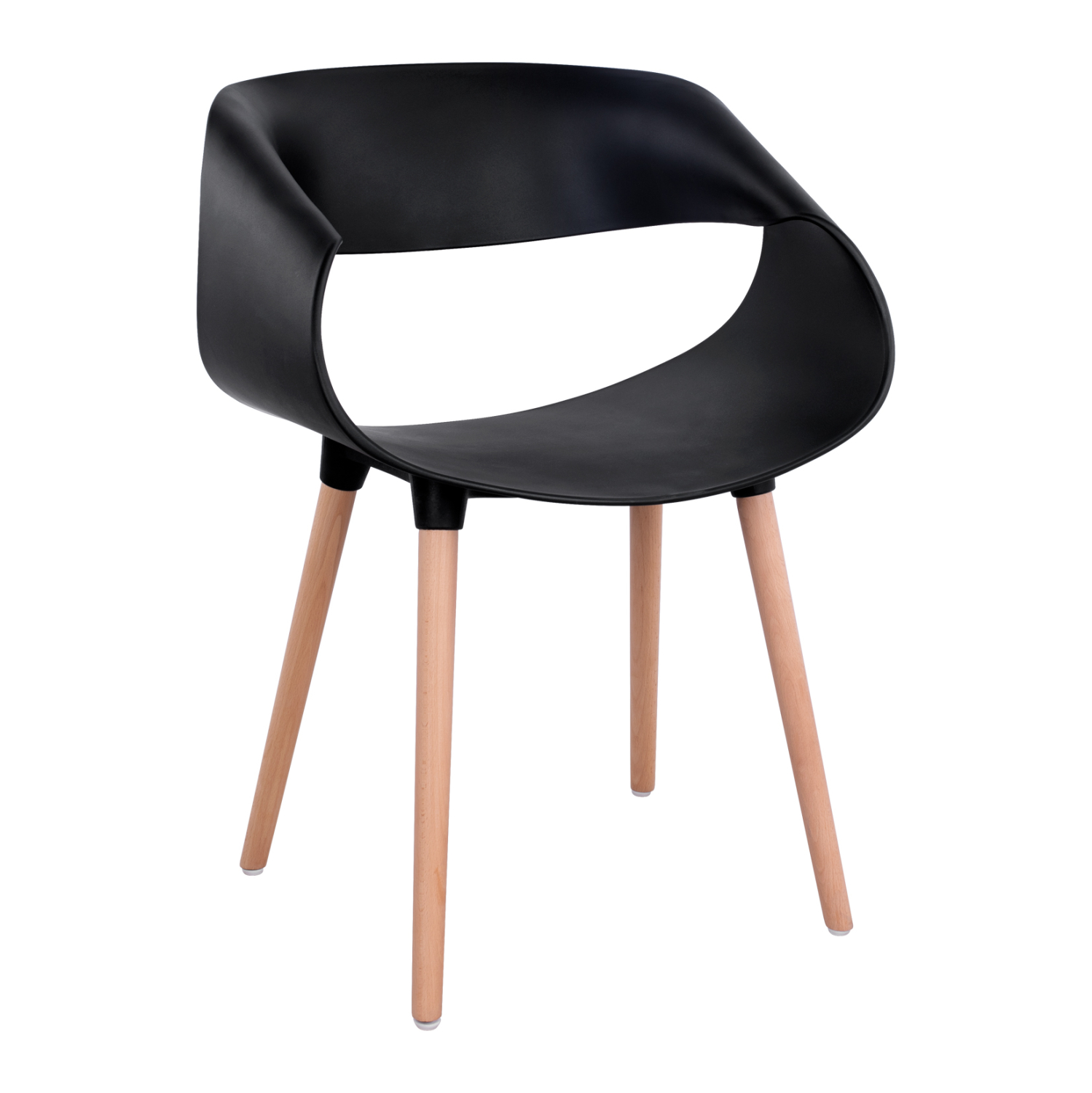 ΠΟΛΥΘΡΟΝΑ ΠΟΛΥΠΡΟΠΥΛΕΝΙΟΥ MAGGIE ΣΕ ΜΑΥΡΟ ΧΡΩΜΑ 59x53x80Υ εκ. 1