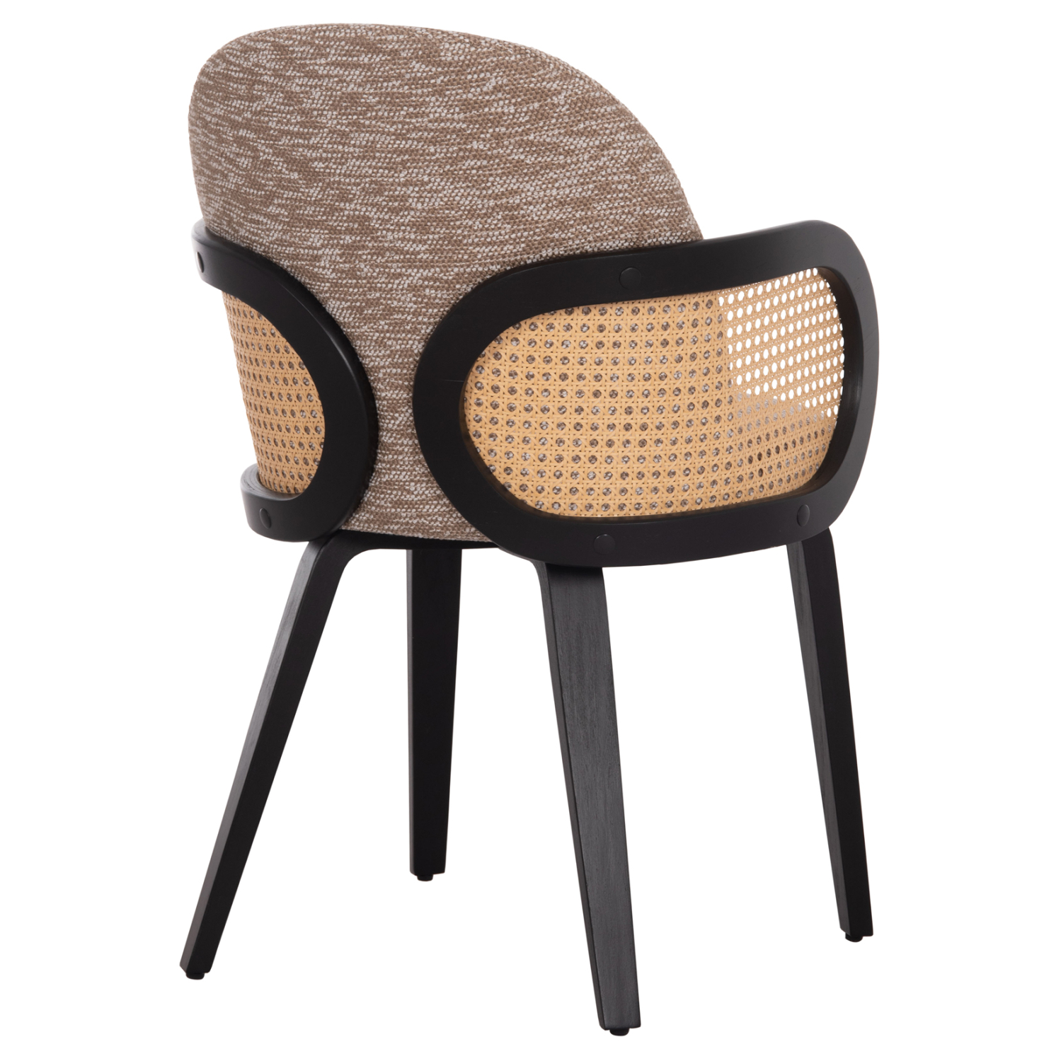 ΠΟΛΥΘΡΟΝΑ ΤΡΑΠΕΖΑΡΙΑΣ BECKER PLYWOOD ΜΑΥΡΟ--ΚΑΦΕ ΥΦΑΣΜΑ 54x62x79Υεκ. 5