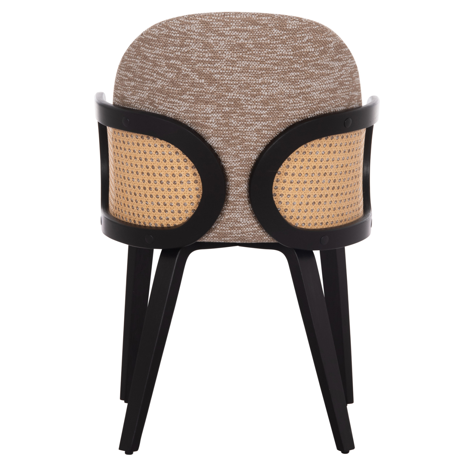 ΠΟΛΥΘΡΟΝΑ ΤΡΑΠΕΖΑΡΙΑΣ BECKER PLYWOOD ΜΑΥΡΟ--ΚΑΦΕ ΥΦΑΣΜΑ 54x62x79Υεκ. 6