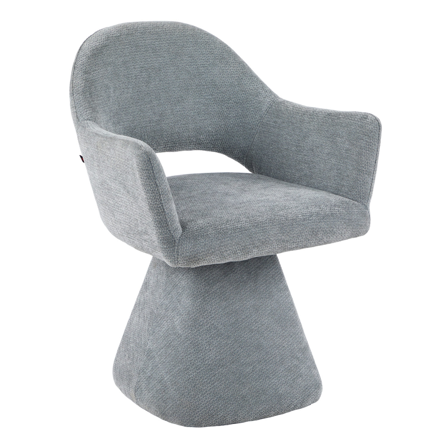 ΠΟΛΥΘΡΟΝΑ ΤΡΑΠΕΖΑΡΙΑΣ ΠΕΡΙΣΤΡΕΦΟΜΕΝΗ SIMA ΓΚΡΙ ΥΦΑΣΜΑ 64x61x84,5Υεκ 1