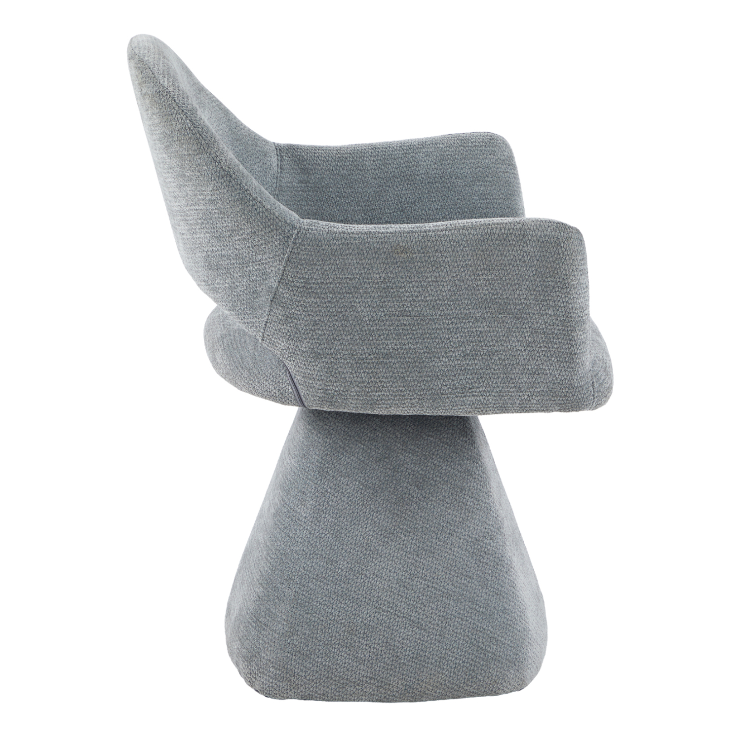 ΠΟΛΥΘΡΟΝΑ ΤΡΑΠΕΖΑΡΙΑΣ ΠΕΡΙΣΤΡΕΦΟΜΕΝΗ SIMA ΓΚΡΙ ΥΦΑΣΜΑ 64x61x84,5Υεκ 5