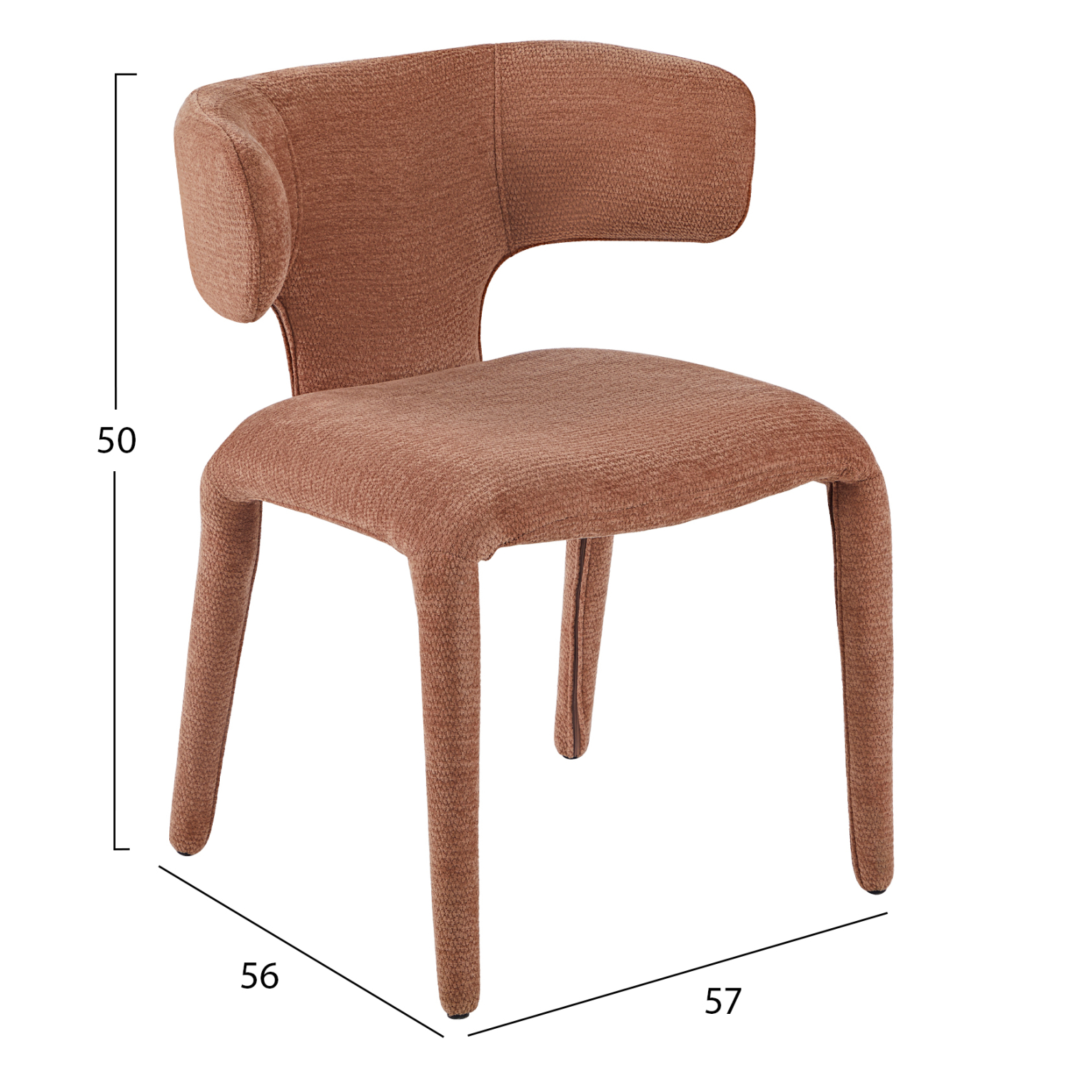 ΠΟΛΥΘΡΟΝΑ ΤΡΑΠΕΖΑΡΙΑΣ BIEN ΤΕΡΑΚΟΤΑ ΥΦΑΣΜΑ 49,5x55,5x76Υεκ. 3