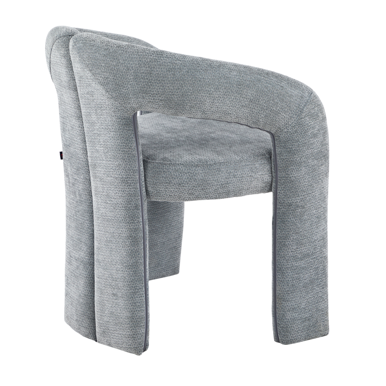 ΠΟΛΥΘΡΟΝΑ ΤΡΑΠΕΖΑΡΙΑΣ NEZA ΑΝΟΙΧΤΟ ΓΚΡΙ ΥΦΑΣΜΑ 64x60x76,5Υεκ 5