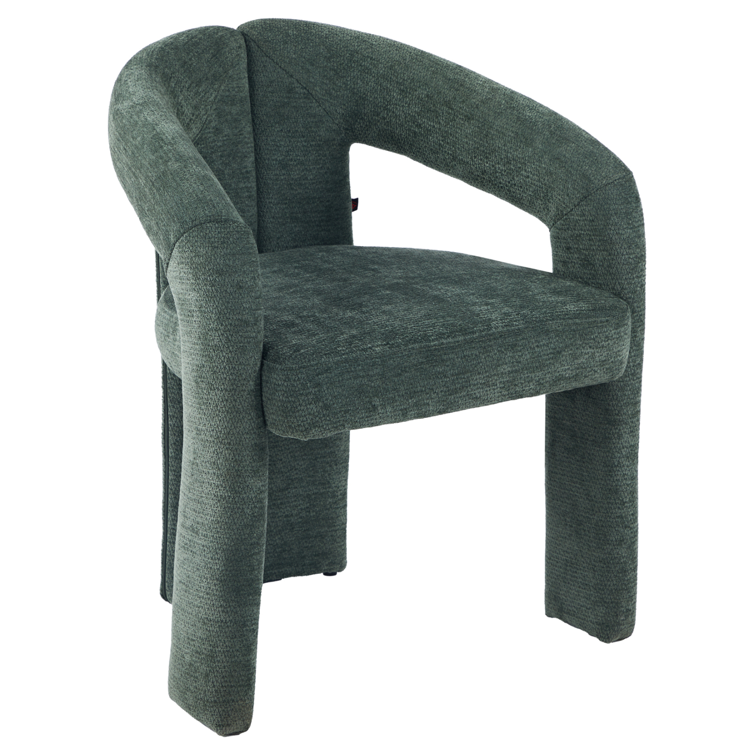 ΠΟΛΥΘΡΟΝΑ ΤΡΑΠΕΖΑΡΙΑΣ NEZA ΠΡΑΣΙΝΟ ΥΦΑΣΜΑ 64x60x76,5Υεκ 1