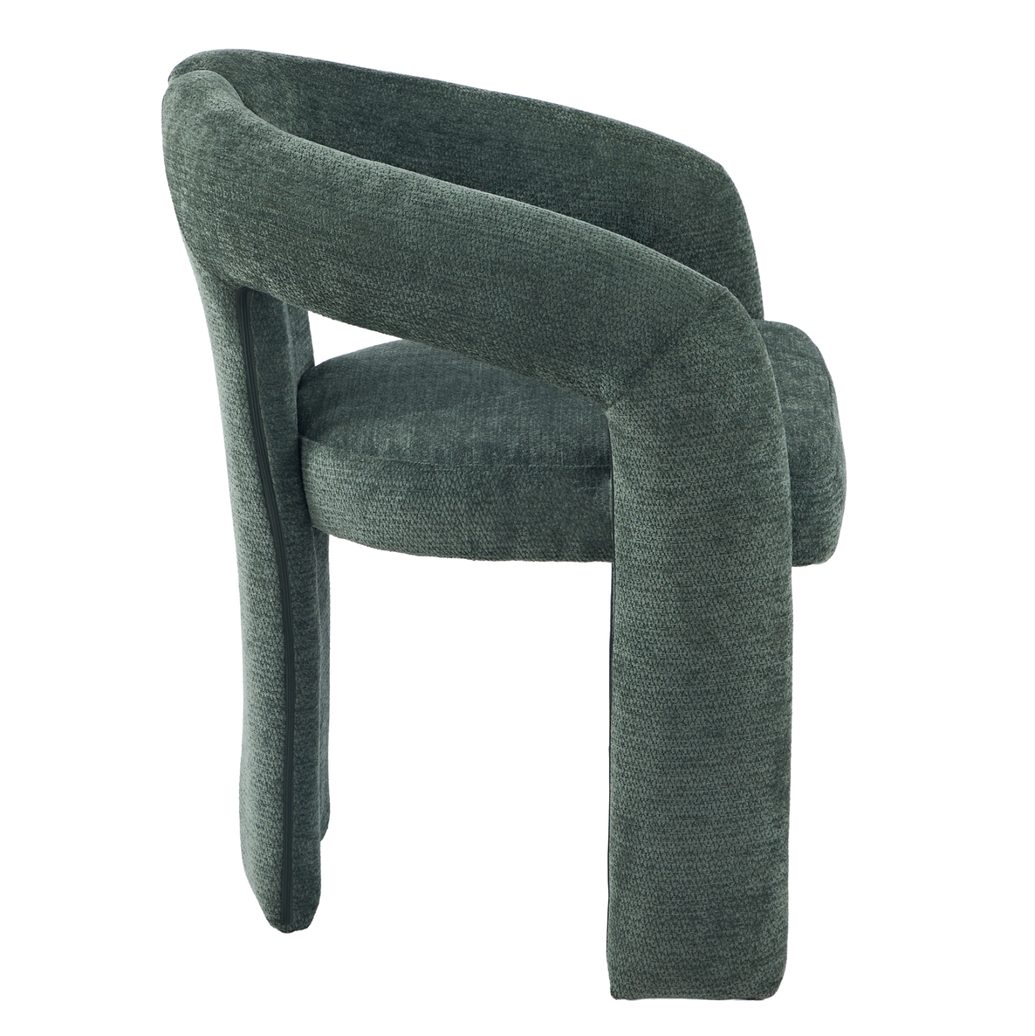 ΠΟΛΥΘΡΟΝΑ ΤΡΑΠΕΖΑΡΙΑΣ NEZA ΠΡΑΣΙΝΟ ΥΦΑΣΜΑ 64x60x76,5Υεκ 5